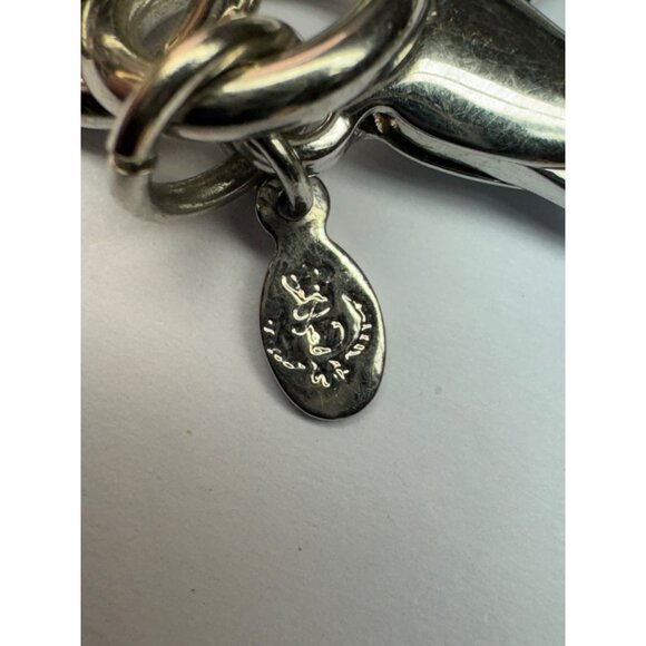 Estate Bold Gold & Silver Tone Link Fashion Bracelet 9" 39.4g Statement Jewelry - Picture 4 of 6